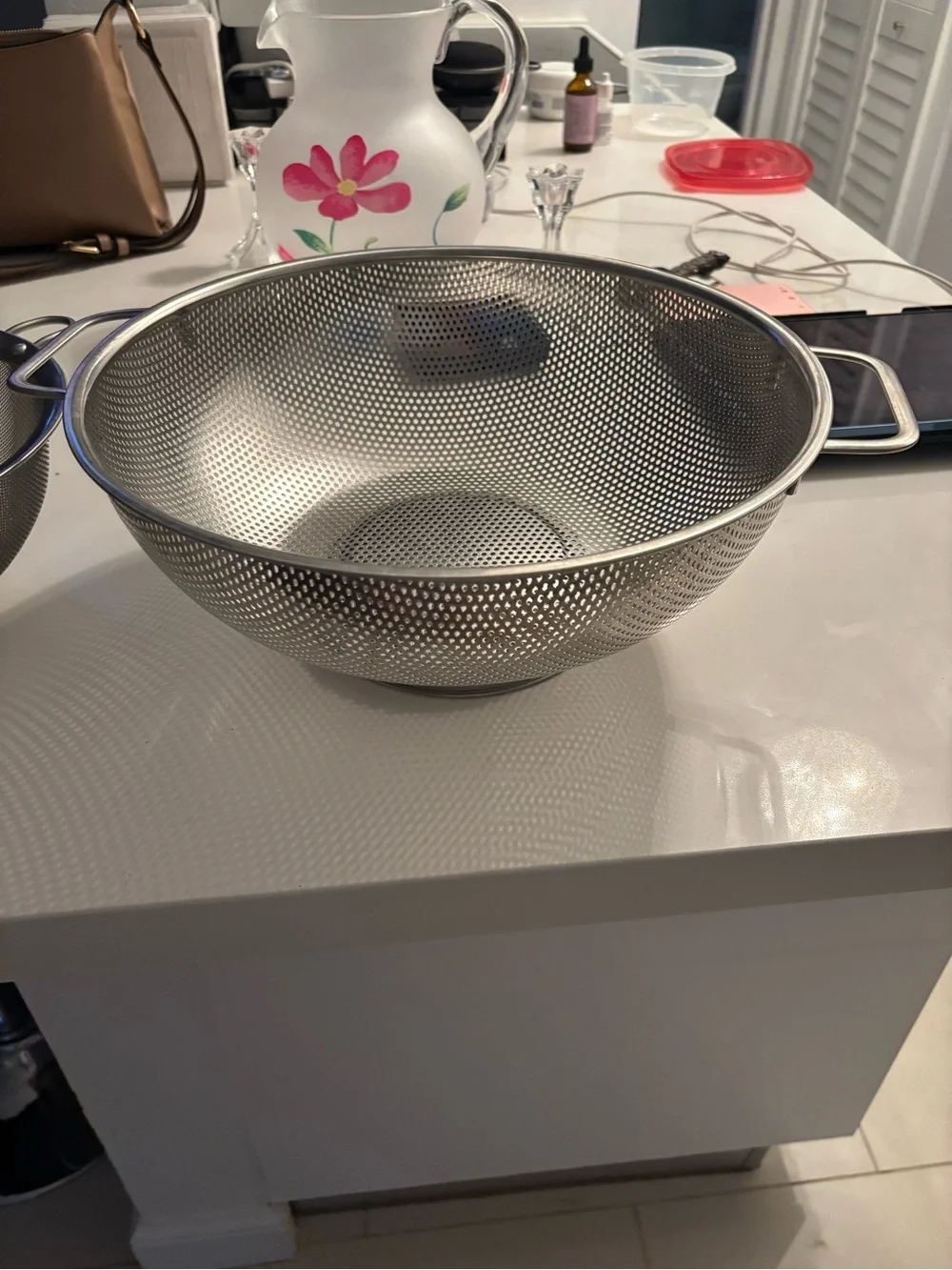 2 Stainless Steel Mesh Colander - Silver different sizes